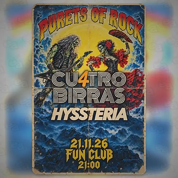 4 birras e Hyssteria